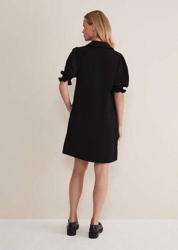 Phase Eight Candice Zip Dress Black Australia | OW6182940